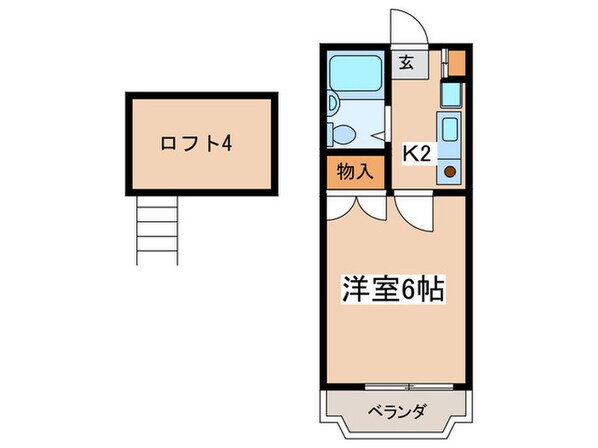 エルドールフジの物件間取画像